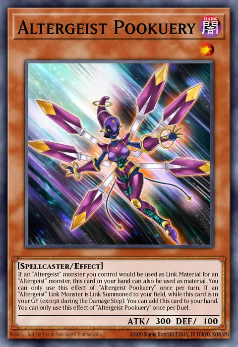 Altergeist Pookuery trading card