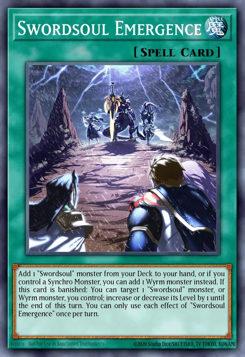 Swordsoul Emergence trading card