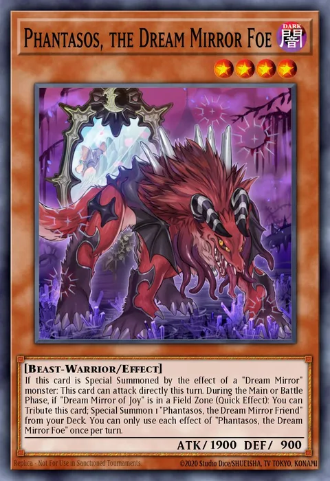 Phantasos, the Dream Mirror Foe trading card