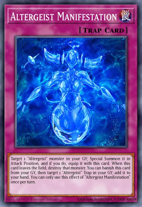 Altergeist Manifestation trading card