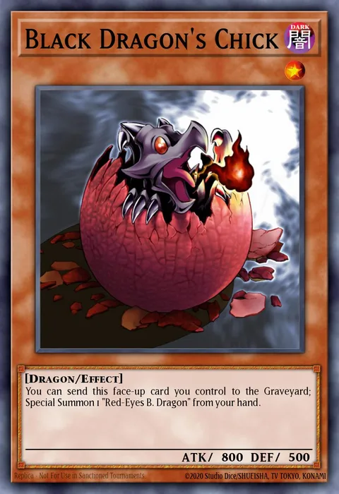 Black Dragon's Chick trading card