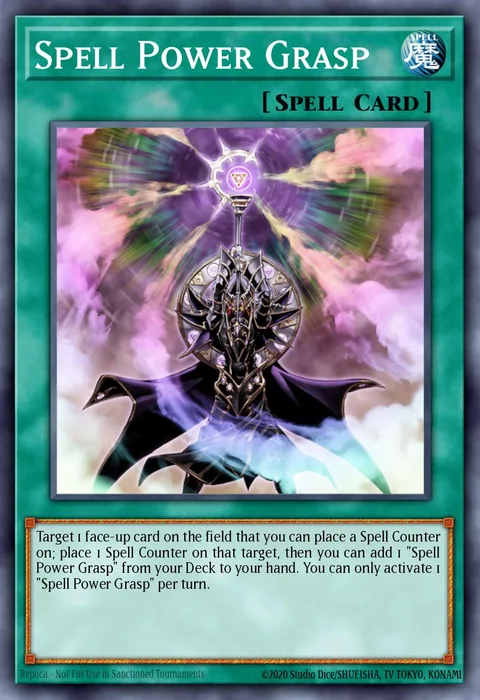Spell Power Grasp trading card