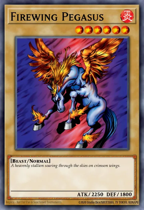 Firewing Pegasus trading card