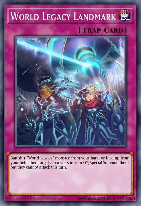 World Legacy Landmark trading card