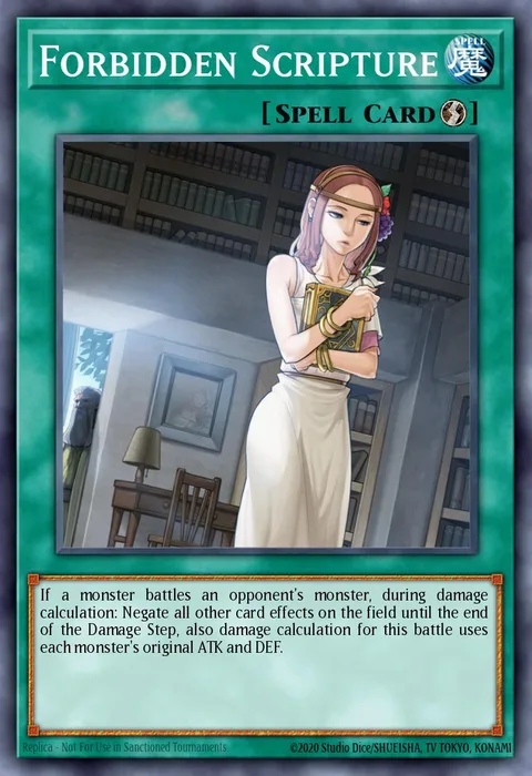 Forbidden Scripture trading card