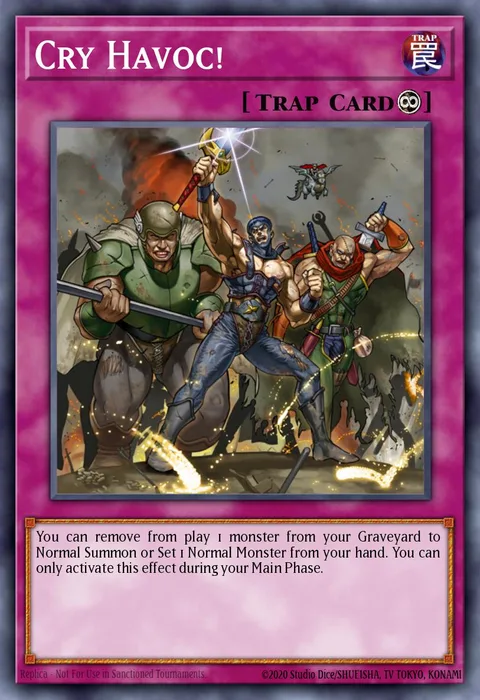 Cry Havoc! trading card