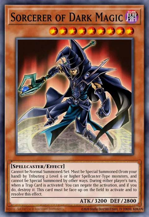Sorcerer of Dark Magic trading card