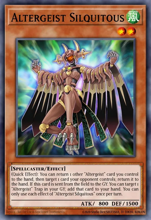 Altergeist Silquitous trading card