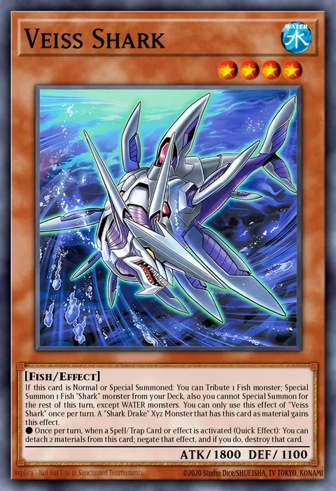 Veiss Shark trading card