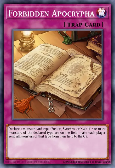 Forbidden Apocrypha trading card