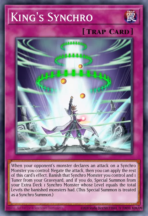 King's Synchro trading card