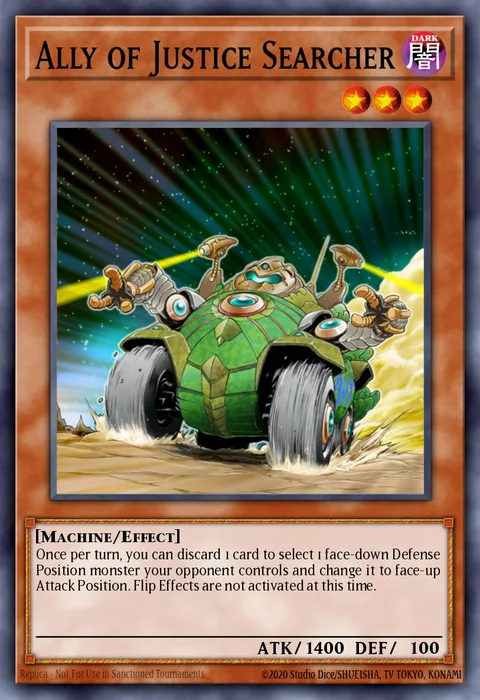 Ally of Justice Searcher trading card
