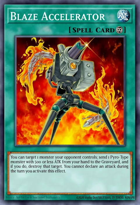 Blaze Accelerator trading card
