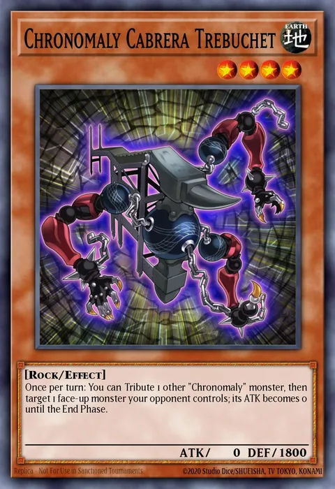 Chronomaly Cabrera Trebuchet trading card
