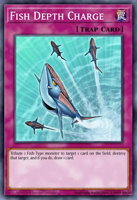 Fish Depth Charge trading card
