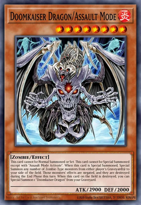 Doomkaiser Dragon/Assault Mode trading card