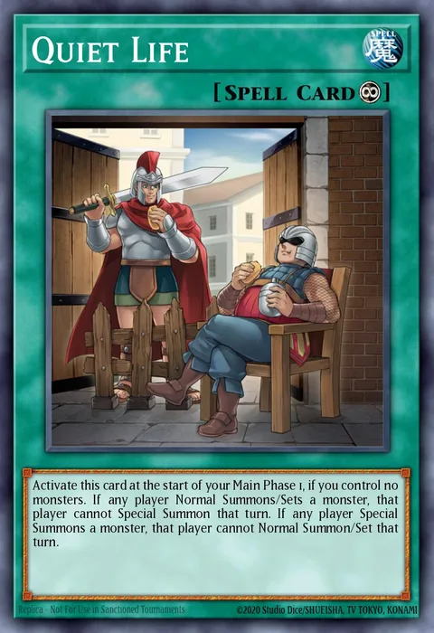 Quiet Life trading card