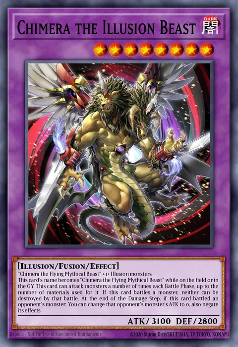 Chimera the Illusion Beast trading card