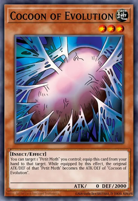 Cocoon of Evolution trading card