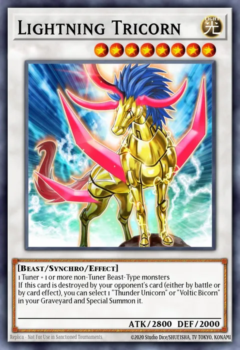 Lightning Tricorn trading card