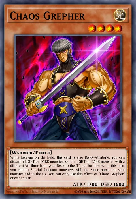 Chaos Grepher trading card