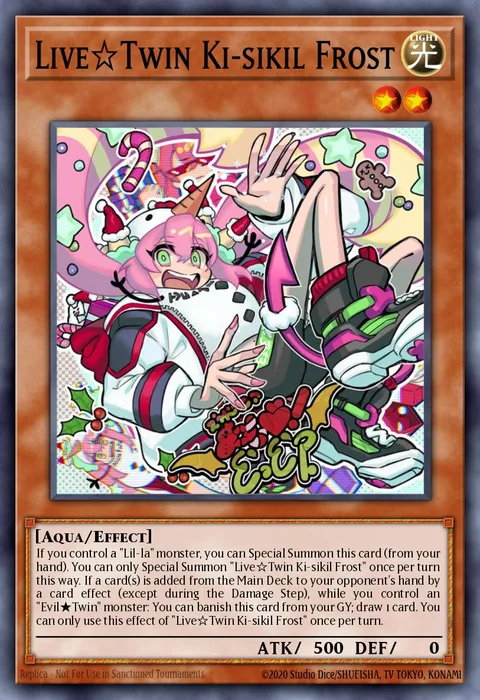 Live☆Twin Ki-sikil Frost trading card