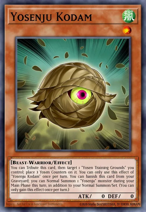 Yosenju Kodam trading card
