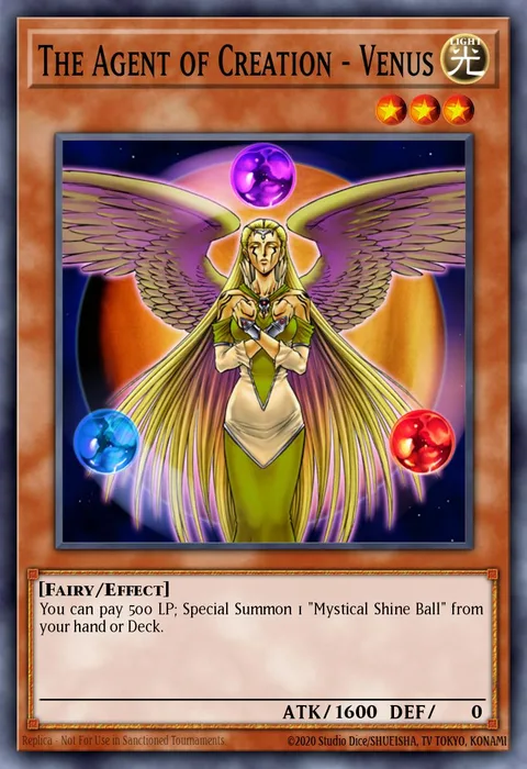 The Agent of Creation - Venus trading card