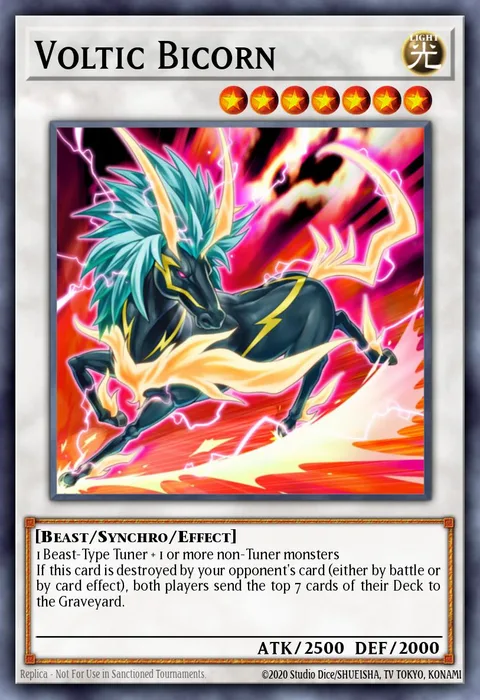 Voltic Bicorn trading card