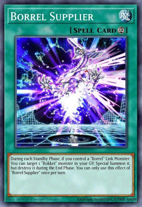 Borrel Supplier trading card
