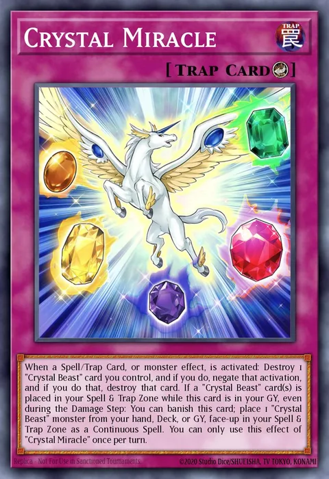 Crystal Miracle trading card