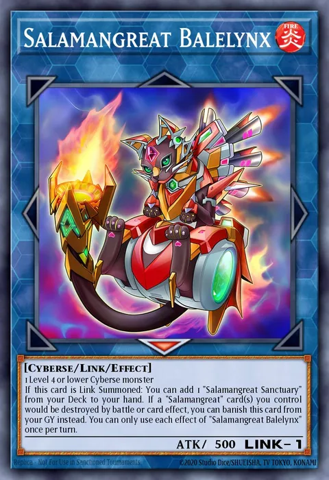 Salamangreat Balelynx trading card
