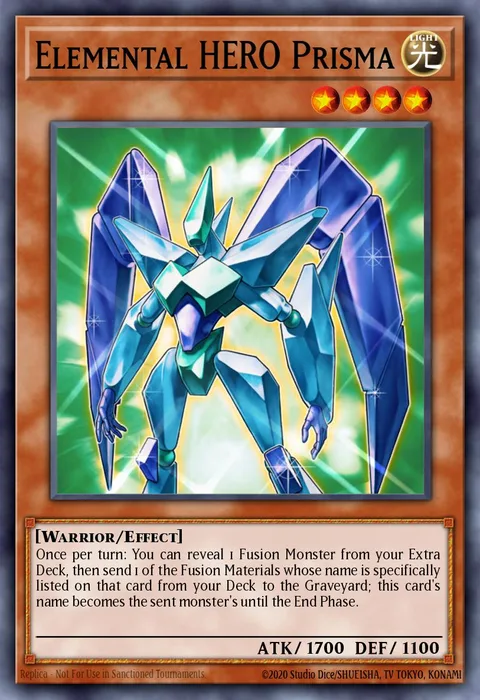 Elemental HERO Prisma trading card