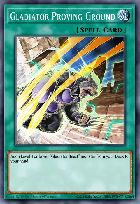 Gladiator Proving Ground trading card