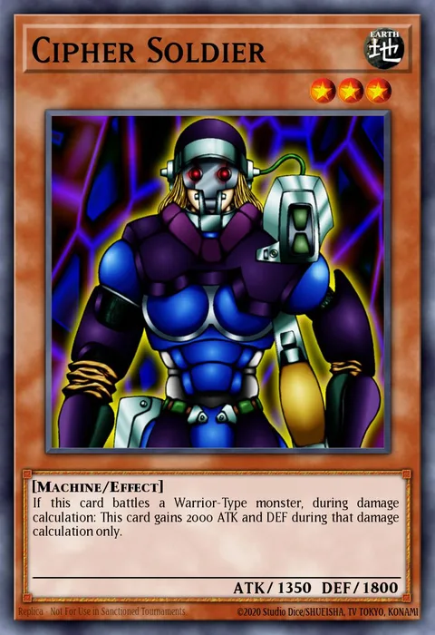 Cipher Soldier trading card