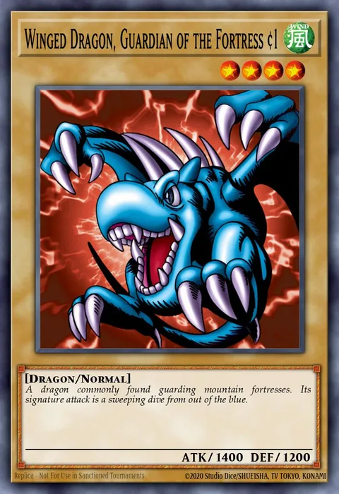 Winged Dragon, Guardian of the Fortress #1 trading card