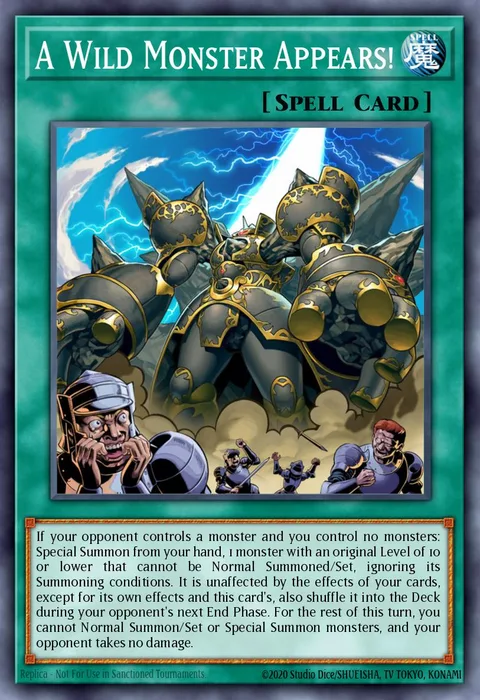 A Wild Monster Appears! trading card