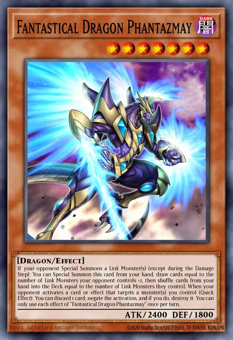 Fantastical Dragon Phantazmay trading card