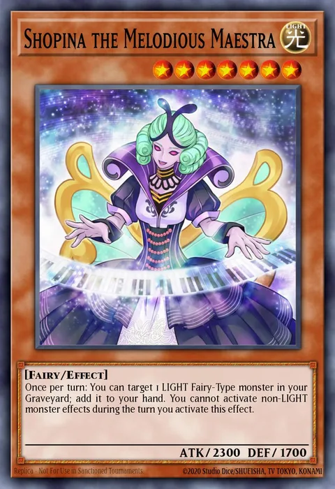 Shopina the Melodious Maestra trading card