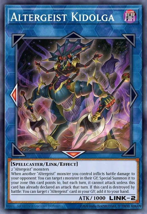Altergeist Kidolga trading card