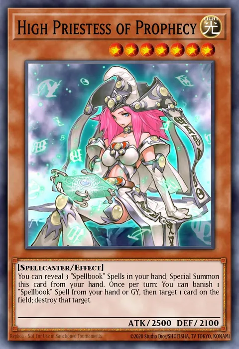 High Priestess of Prophecy trading card