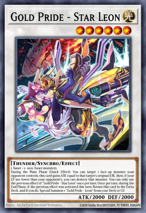 Gold Pride - Star Leon trading card