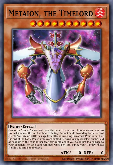 Metaion, the Timelord trading card