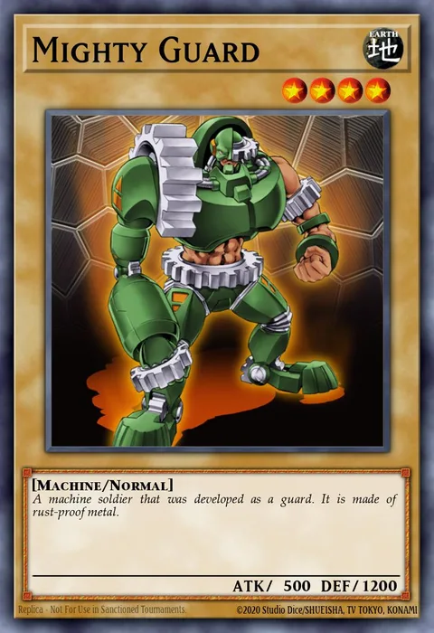 Mighty Guard trading card