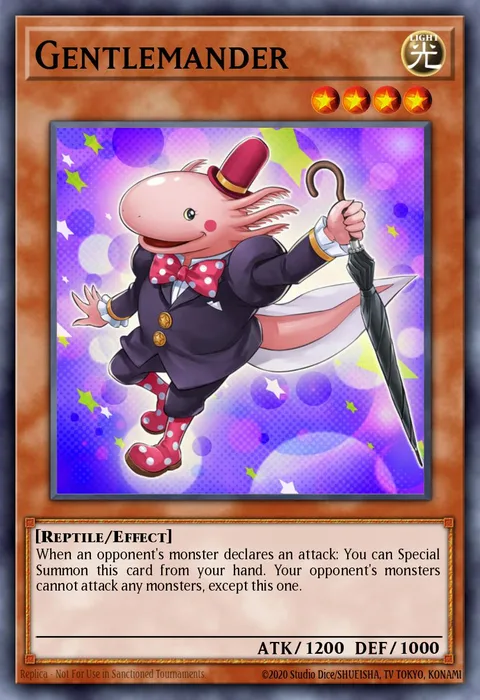 Gentlemander trading card