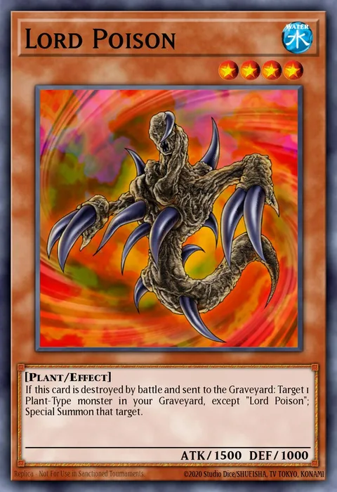 Lord Poison trading card