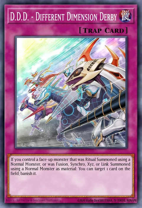 D.D.D. - Different Dimension Derby trading card