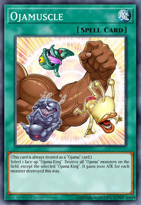 Ojamuscle trading card