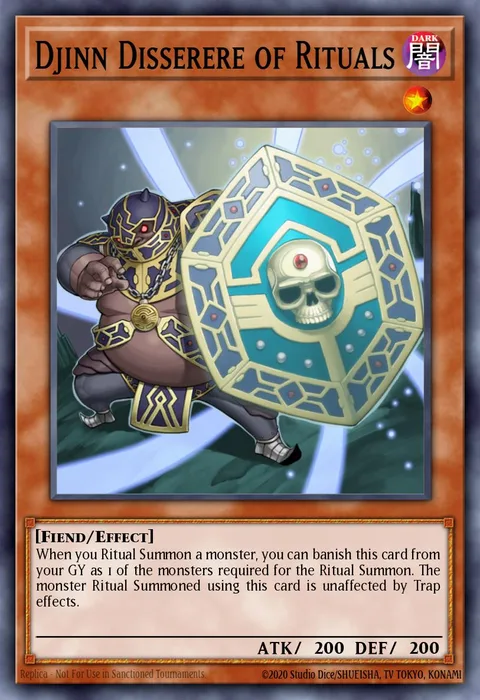Djinn Disserere of Rituals trading card