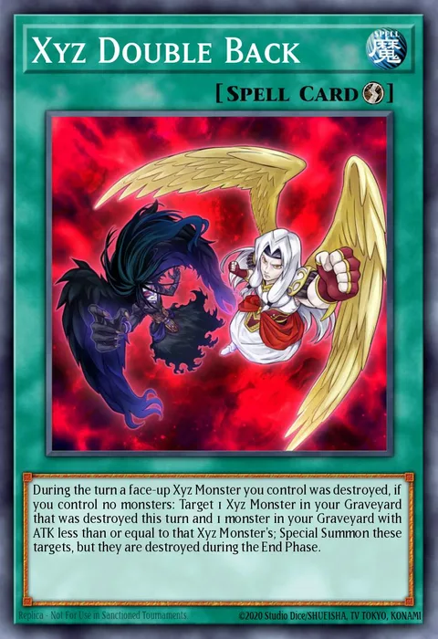 Xyz Double Back trading card